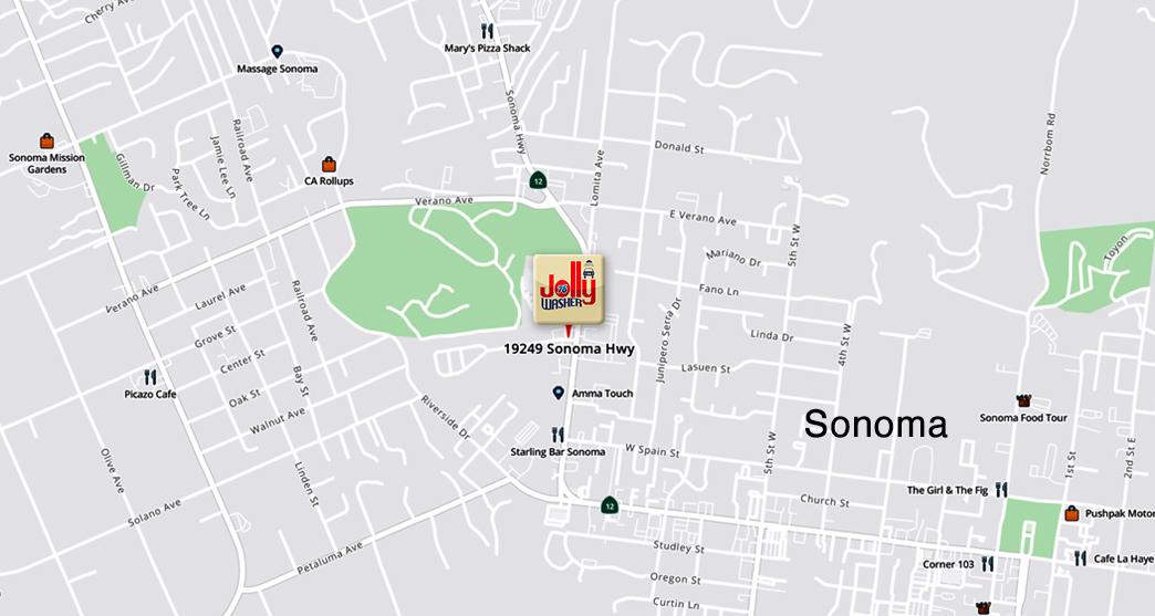 Jolly Washer 76 locator map Jolly Washer 76 locator map